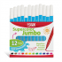 Μαρκαδόροι +Efo Supercolor Jumbo 12τεμ Γαλάζιο